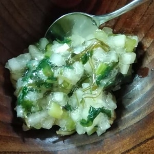 新鮮な野菜で・・・山形だし